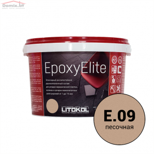 Фуга для плитки Litokol EpoxyElite E.09 песочный (2 кг)